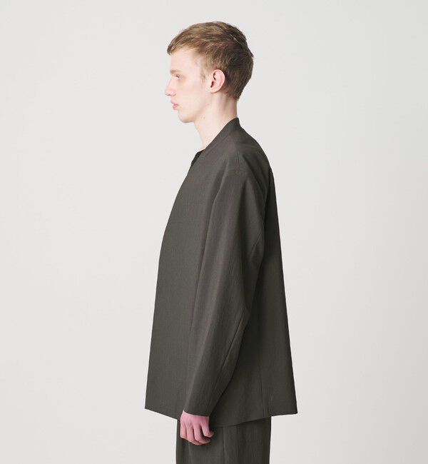 MONKEY TIME「RENU TROシリーズ ラペルレス ジャケット -セットアップ対応-」|テーラードジャケット|