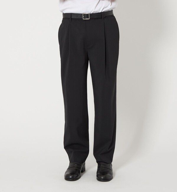 MONKEY TIME「RENU TROシリーズ 1P テーパード イージー パンツ -セットアップ対応-」|チノ|