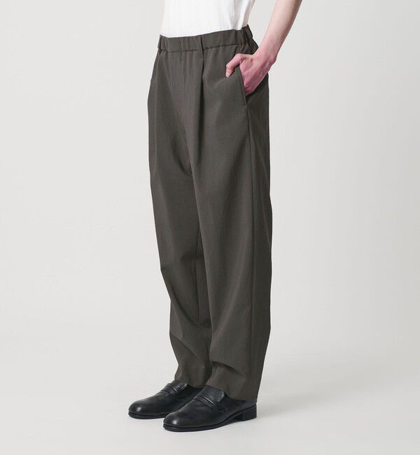 MONKEY TIME「RENU TROシリーズ 1P テーパード イージー パンツ -セットアップ対応-」|チノ|