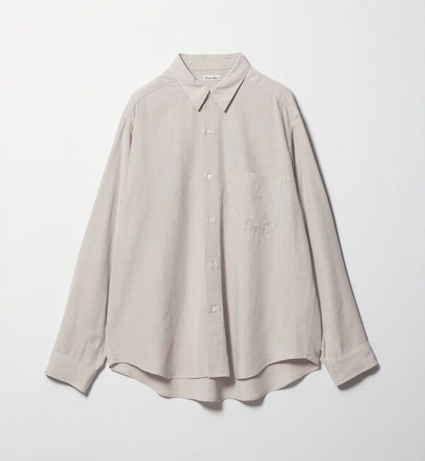 STEVEN ALAN「＜Steven Alan＞ スラブ レギュラーカラー シャツ NARROW」|シャツ・ブラウス|BEIGE