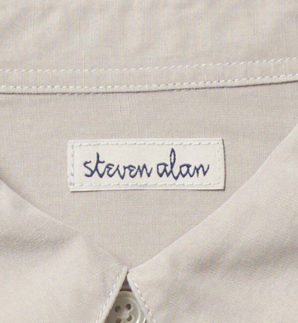 STEVEN ALAN「＜Steven Alan＞ スラブ レギュラーカラー シャツ NARROW」|シャツ・ブラウス|
