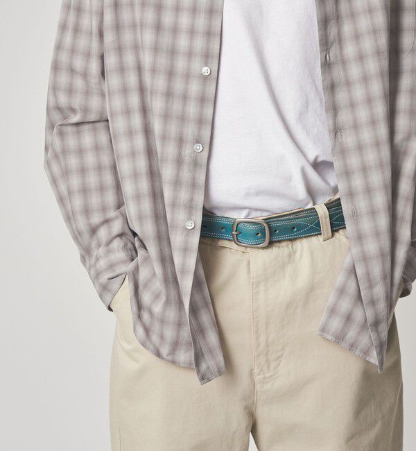 STEVEN ALAN「＜Steven Alan＞ C/L/S オンブレー チェック レギュラーカラー シャツ LOOSE」|シャツ・ブラウス|