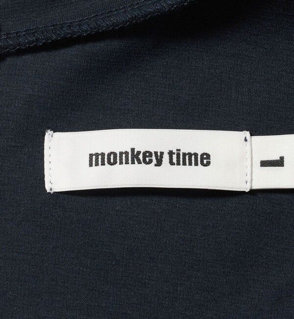 MONKEY TIME「ポンチ バックジップ Tシャツ」|Tシャツ・カットソー|