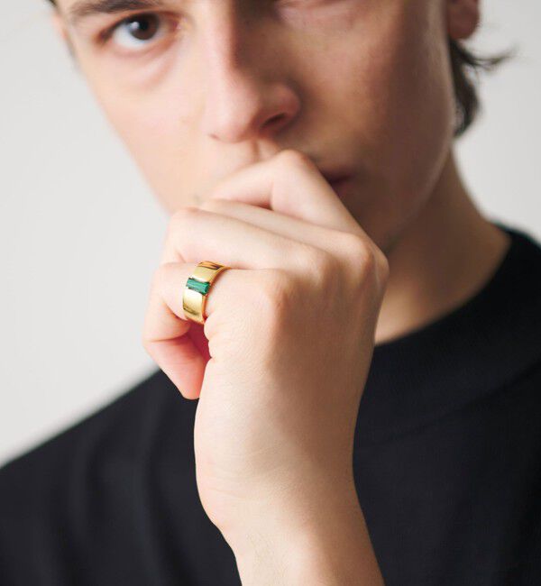 BEAUTY&YOUTH UNITED ARROWS「＜eoa＞ストーン シック リング」|リング|GOLD