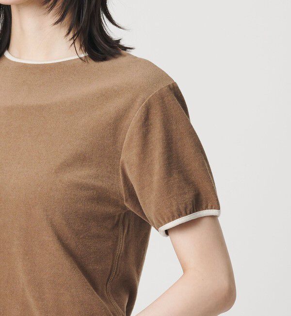 BEAUTY&YOUTH UNITED ARROWS「シアー パイル リンガーTシャツ」|Tシャツ・カットソー|