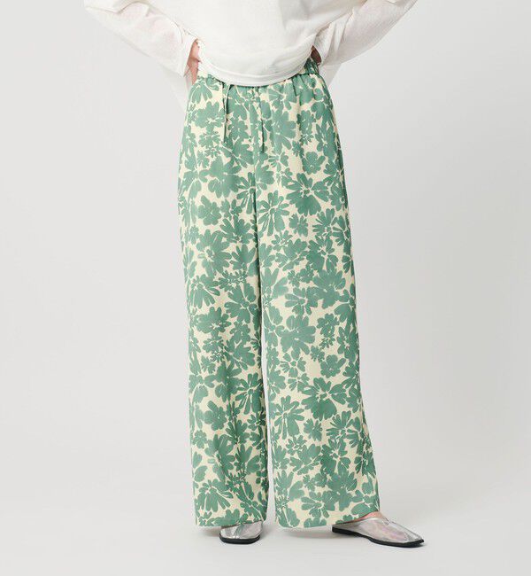 BEAUTY&YOUTH UNITED ARROWS「フラワープリント イージーパンツ ウォッシャブル」|その他|