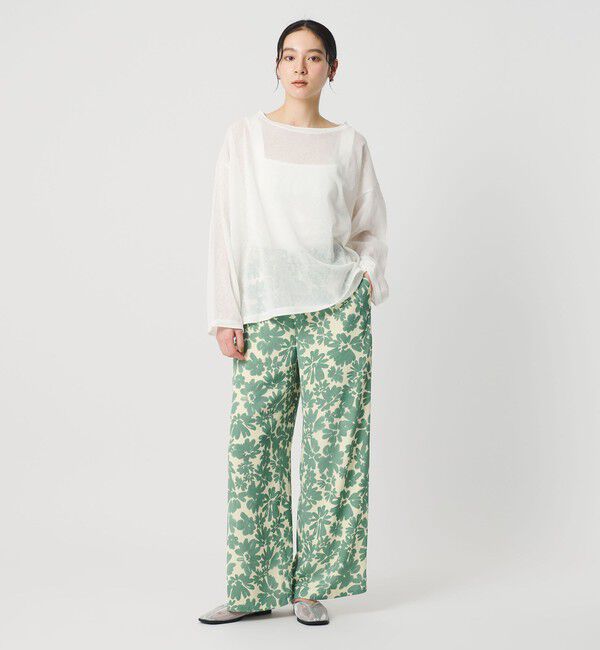 BEAUTY&YOUTH UNITED ARROWS「フラワープリント イージーパンツ ウォッシャブル」|その他|