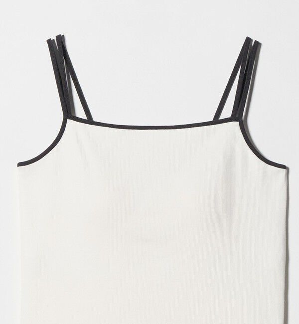 BEAUTY&YOUTH UNITED ARROWS「カラーパイピング 2ストラップ キャミソール」|Tシャツ・カットソー|