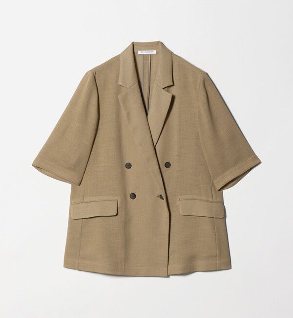 BEAUTY&YOUTH UNITED ARROWS「ポリエステル メッシュ ハーフスリーブ ジャケット ウォッシャブル」|テーラードジャケット|MOCA