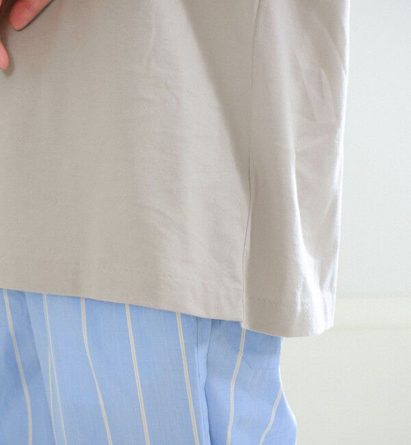 Demi-Luxe BEAMS 「ATON / スビンコットン キャップスリーブ Tシャツ」|Tシャツ・カットソー|