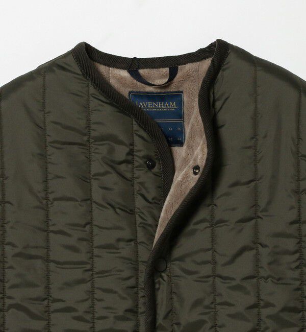 Ray BEAMS 「LAVENHAM / Longline Thornham Womens」|ダウンベスト・ベスト|