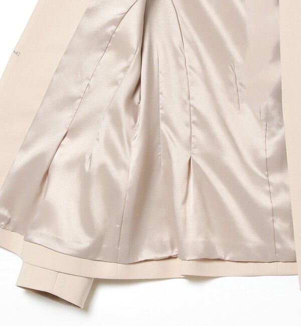 Demi-Luxe BEAMS 「トリアセ ペプラムジャケット＊」|ノーカラージャケット|