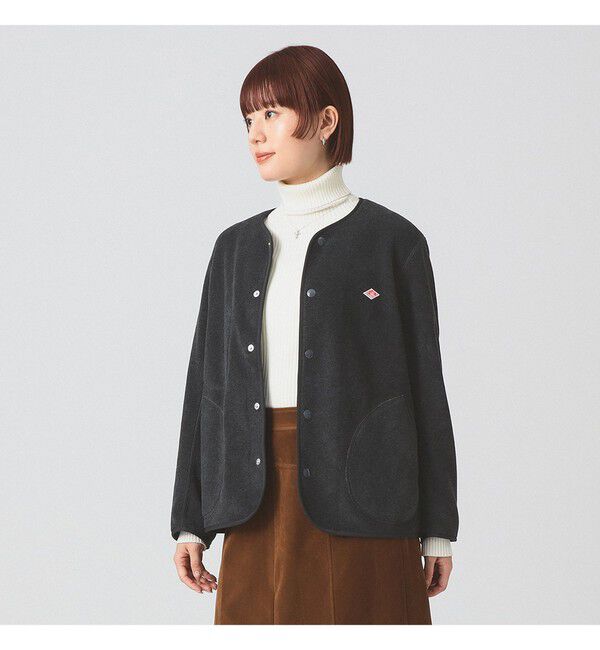 Ray BEAMS 「DANTON / FLEECE COLLARLESS JACKET」|ブルゾン・スタジャン|