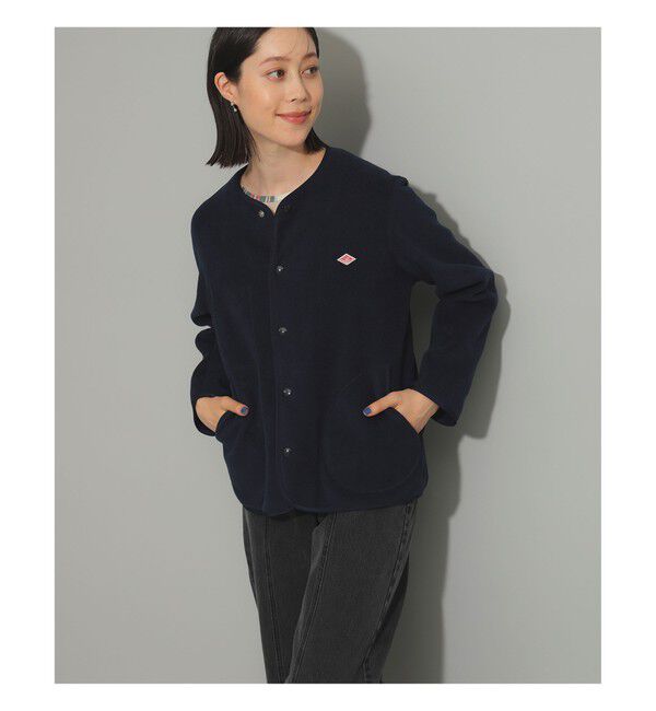 Ray BEAMS 「DANTON / FLEECE COLLARLESS JACKET」|ブルゾン・スタジャン|