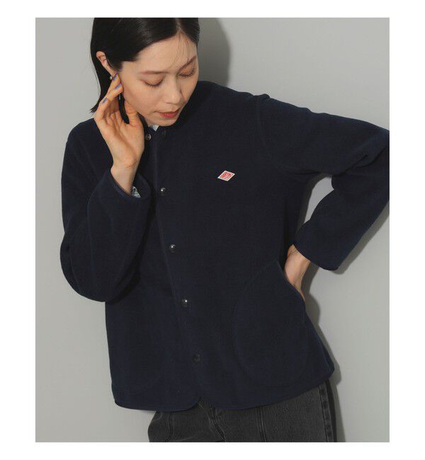 Ray BEAMS 「DANTON / FLEECE COLLARLESS JACKET」|ブルゾン・スタジャン|