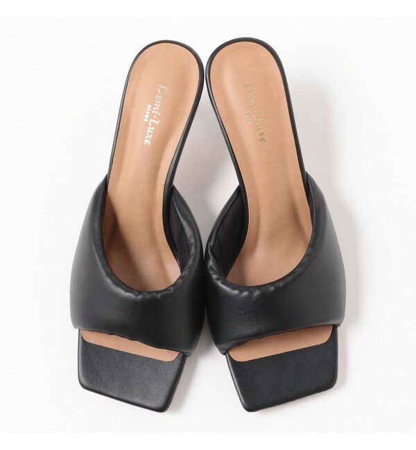Demi-Luxe BEAMS 「スクエアパフサンダル .M」|サンダル|
