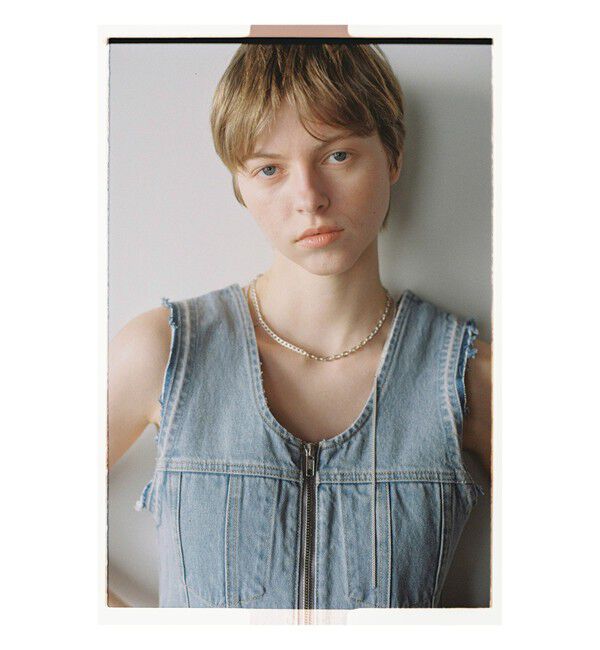 Ray BEAMS 「デニム ジップ タイト ワンピース」|ワンピース|