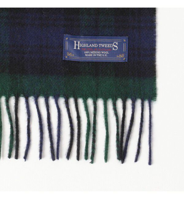 BEAMSBOY「HIGHLAND TWEEDS / チェック ストール 小」|マフラー|