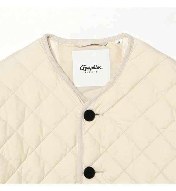 Ray BEAMS 「GYMPHLEX / キルト ダウン コート」|ダッフルコート|