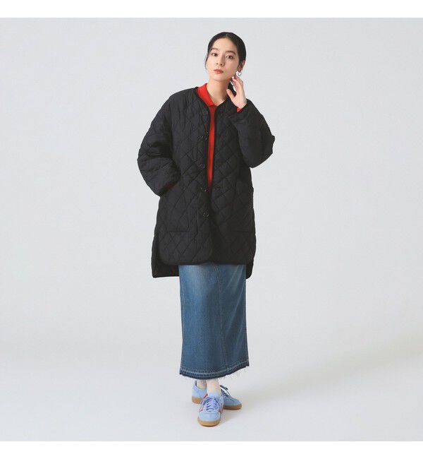 Ray BEAMS 「GYMPHLEX / キルト ダウン コート」|ダッフルコート|