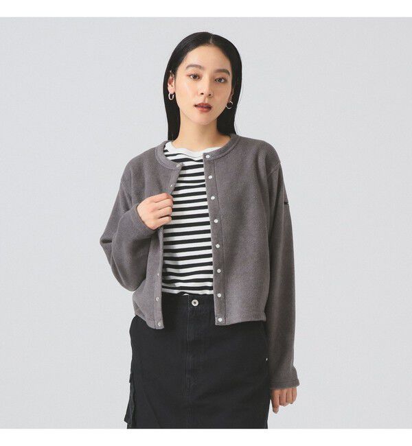 Ray BEAMS 「ORCIVAL / フリース クルーネック カーディガン」|カーディガン|