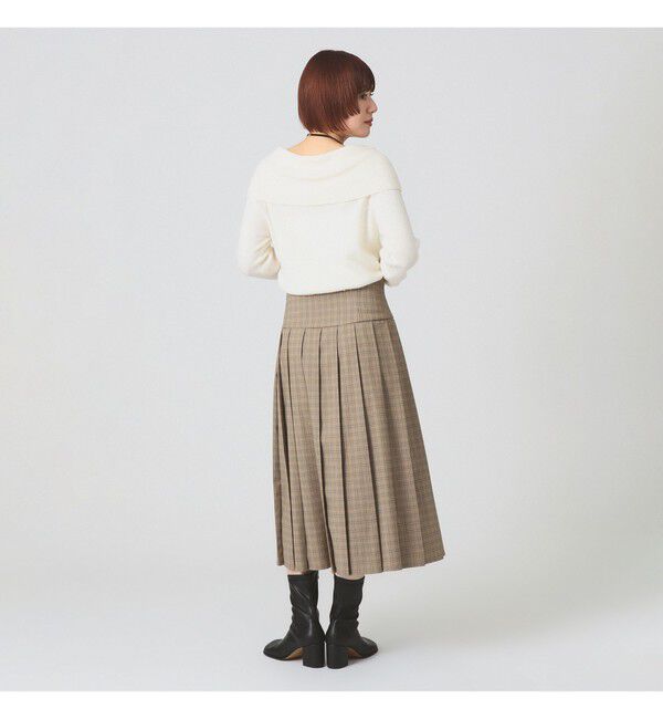 Ray BEAMS 「チェック キルト ミディスカート」|スカート|