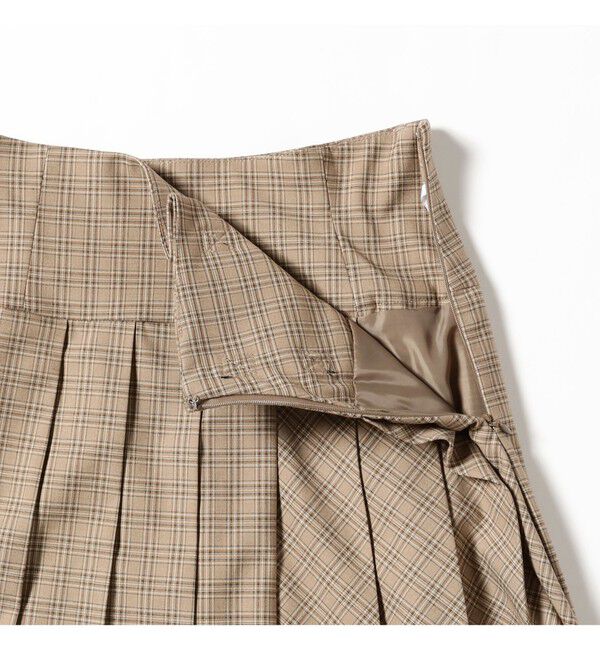 Ray BEAMS 「チェック キルト ミディスカート」|スカート|
