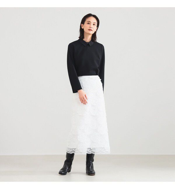 Demi-Luxe BEAMS 「アタッチドカラー ツイルシャツ」|シャツ・ブラウス|