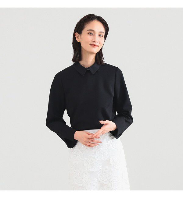 Demi-Luxe BEAMS 「アタッチドカラー ツイルシャツ」|シャツ・ブラウス|