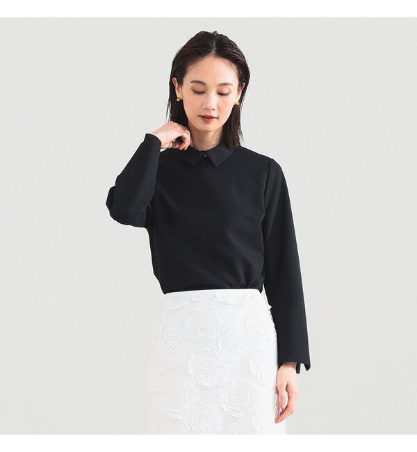 Demi-Luxe BEAMS 「アタッチドカラー ツイルシャツ」|シャツ・ブラウス|