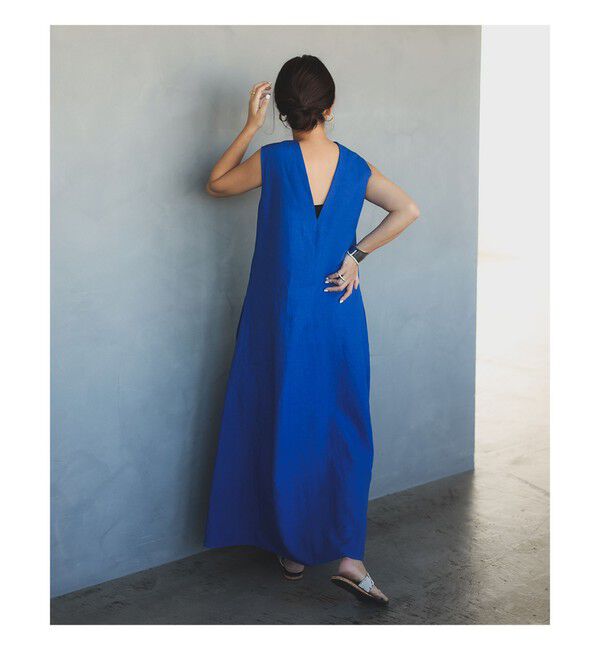 Demi-Luxe BEAMS 「シンプル リネン 2WAY ドレス .M」|ワンピース|