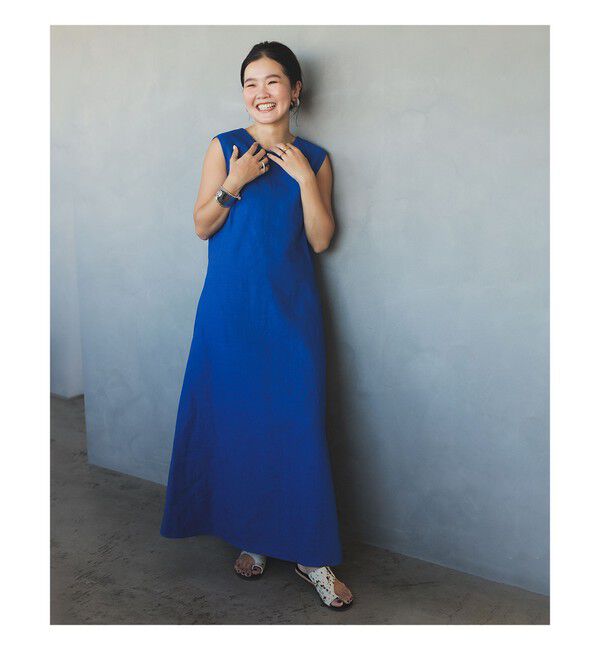 Demi-Luxe BEAMS 「シンプル リネン 2WAY ドレス .M」|ワンピース|