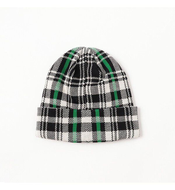 BEAMS「チェック ビーニー」|キャップ・キャスケット|