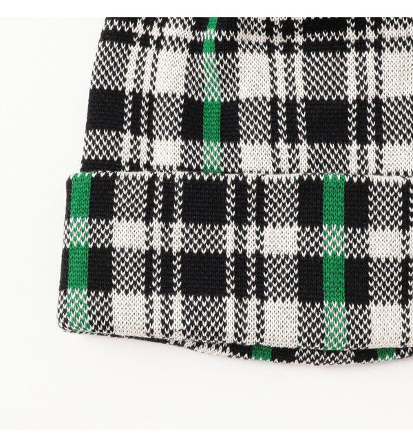 BEAMS「チェック ビーニー」|キャップ・キャスケット|