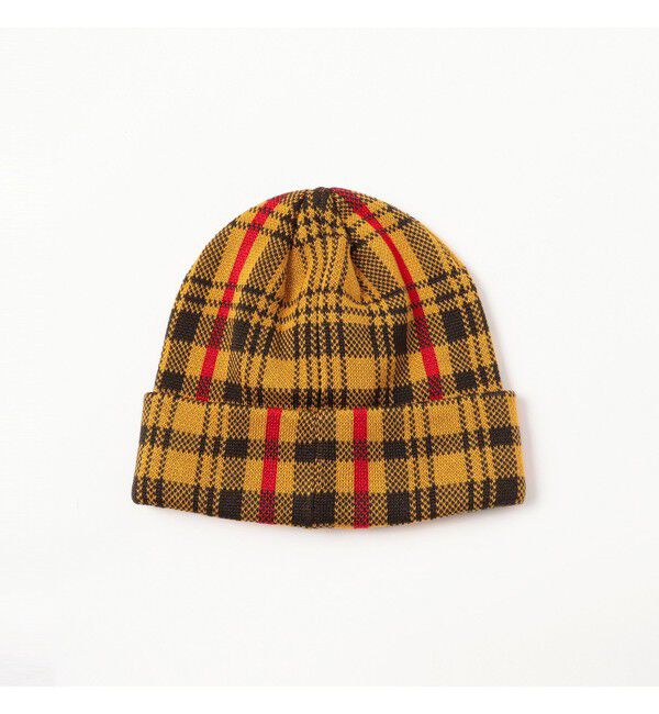 BEAMS「チェック ビーニー」|キャップ・キャスケット|