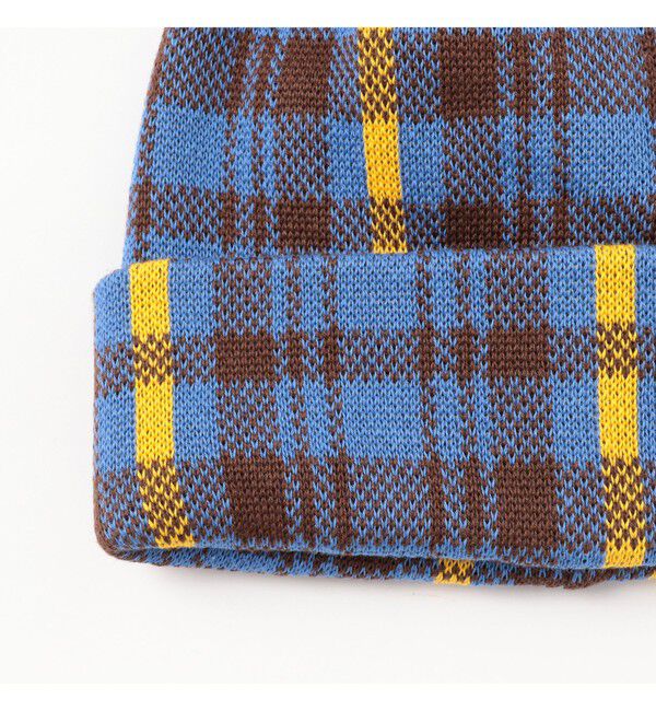 BEAMS「チェック ビーニー」|キャップ・キャスケット|