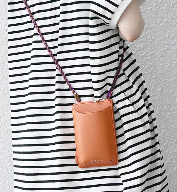 SHIPS any「【WEB限定】SHIPS any: マルチ モバイル ポシェット」|ショルダー・メッセンジャー|