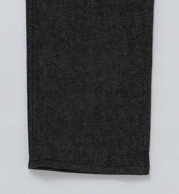 SHIPS「SHIPS: オイカワデニム セルビッチ 5ポケット デニム パンツ (ブラック)」|デニム|