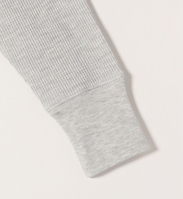 SHIPS any「SHIPS any:〈洗濯機可能〉ワッフル  レースアップ ラウンドヘム プルオーバー」|Tシャツ・カットソー|