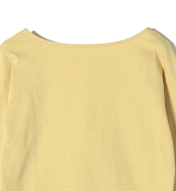 SHIPS for women「【SHIPS別注】onit:〈手洗い可能〉ラフィ 天竺 バック オープン ロング スリーブ◇」|Tシャツ・カットソー|