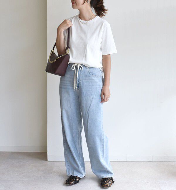 SHIPS for women「〈手洗い可能〉ベーシック TEE」|Tシャツ・カットソー|