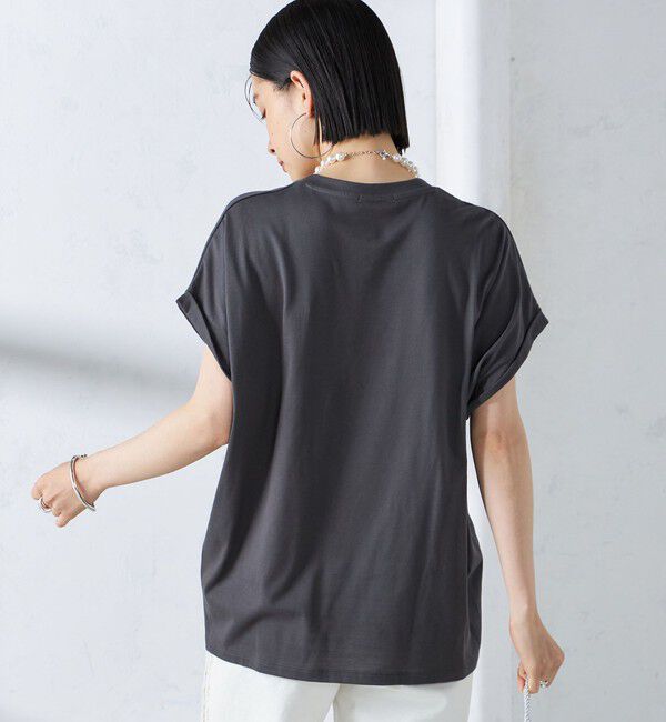 SHIPS for women「ローズペトール 半袖 プリント TEE」|Tシャツ・カットソー|