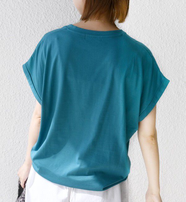 SHIPS for women「ローズペトール 半袖 プリント TEE」|Tシャツ・カットソー|