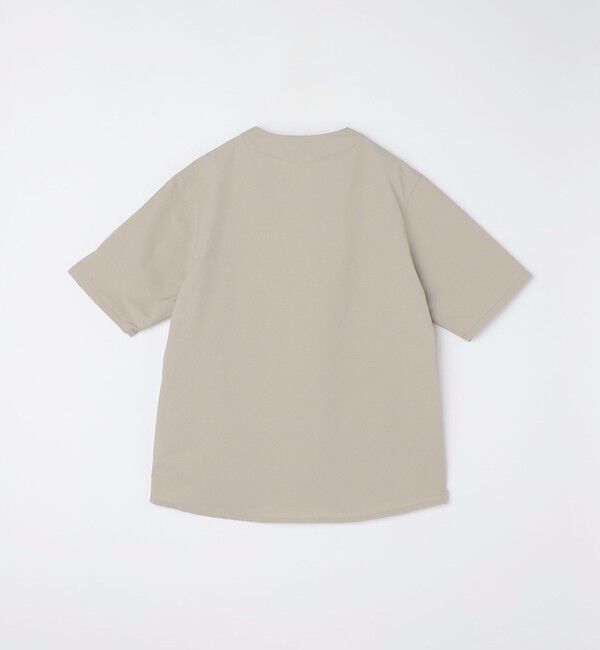 SHIPS Colors 「SHIPS Colors:〈洗濯機可能〉MoveFit(R) ノーカラー ショートスリーブ シャツ」|シャツ・ブラウス|