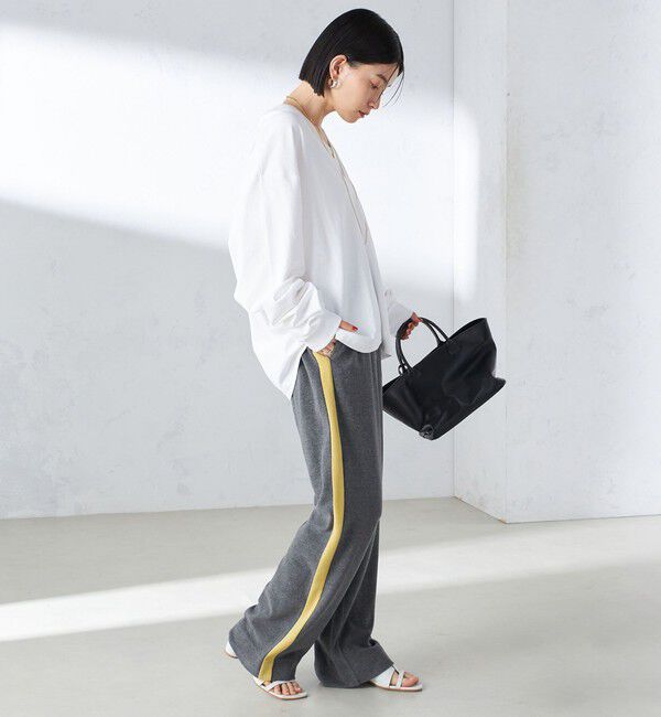 SHIPS for women「【SHIPS別注】onit:ライン イージー パンツ」|その他|