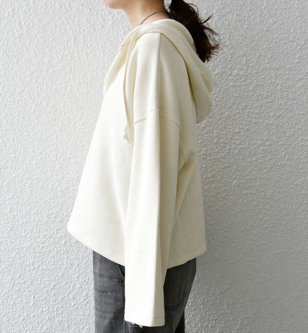 SHIPS any「SHIPS any:〈手洗い可能〉サカリバ フード ショート プルオーバー」|その他|