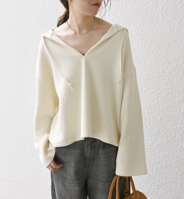 SHIPS any「SHIPS any:〈手洗い可能〉サカリバ フード ショート プルオーバー」|その他|