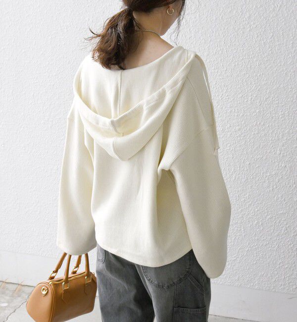 SHIPS any「SHIPS any:〈手洗い可能〉サカリバ フード ショート プルオーバー」|その他|