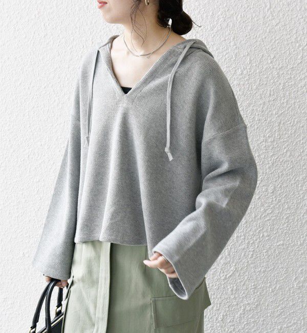 SHIPS any「SHIPS any:〈手洗い可能〉サカリバ フード ショート プルオーバー」|その他|