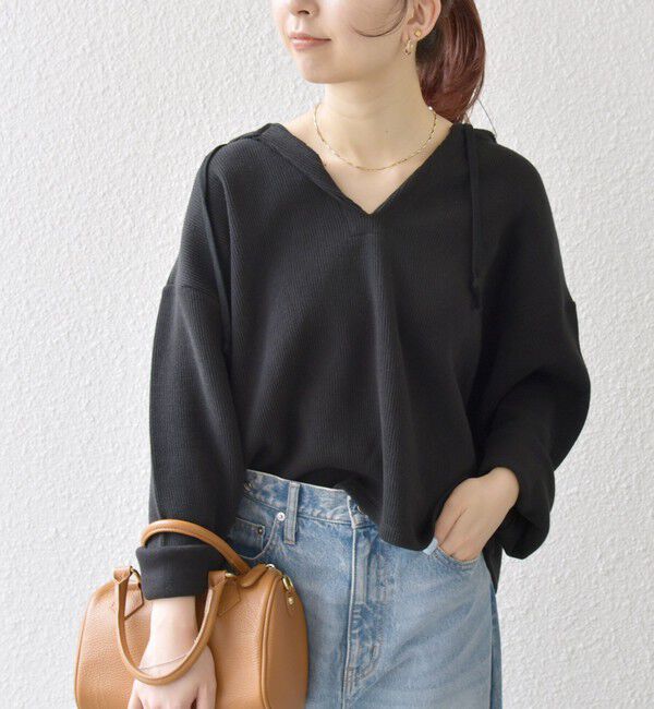 SHIPS any「SHIPS any:〈手洗い可能〉サカリバ フード ショート プルオーバー」|その他|